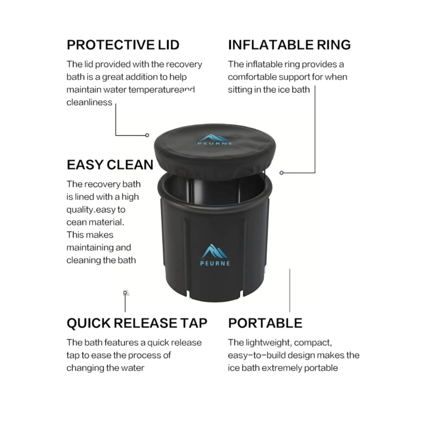 Plunge PodX Ice bath - Now a Huge 85cm wide!
